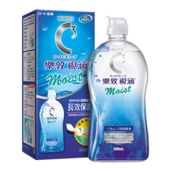 樂敦 C3 Softone Moist 隱形眼鏡護理液 500ml 樂敦 C3 Softone Moist 隱形眼鏡護理液 500ml